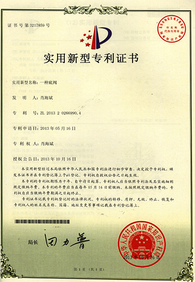 專(zhuān)利：一種底閥